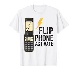 Classic Flip Phone Vintage Cellulare Cellulare Maglietta