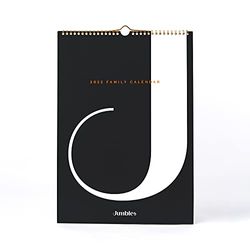 Jumble and Co & Co Dippy A3 Wall Calendar JDPCJP-053 Black