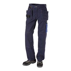 J.A.K. 920446B108 Serie 9204 65% poliestere/35% cotone pantaloni con tasche sospese, Marine/blu reale, 60 L (42/35) taglia