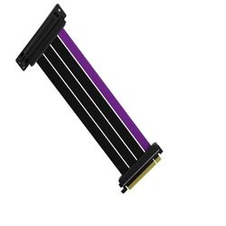 Cooler Master MASTERACCESSORY Cavo Riser PCIe 4.0 x16-200mm, compatibile PCIe 4.0, schermatura EMI 30 AWG, involucro protettivo in ABS per scheda grafica