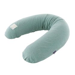 Träumeland Housse de Rechange pour Coussin d'allaitement élastique - Convient pour Coussin d'allaitement de 180 cm - 100% Jersey de Coton - Douce, Respirante et Lavable