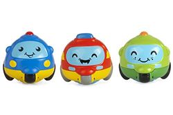 Chicco Patrol Samochodowy dla Dzieci, Pojazdy Budowlane Turbo Ball City Builders, Wielokolorowy, 12 m - 4 lata