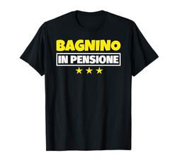 bagnino in pensione regalo Maglietta