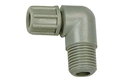 RIEGLER 110809-140.83 kątowe złącze śrubowe G 1/2 a, do węża 8/10 mm, PA, 1 szt
