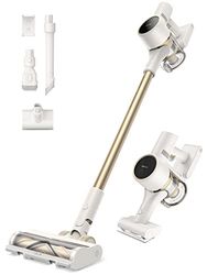 dreame R10 Aspirateur Balai sans Fil, Aspiration puissante de 120AW, Autonomie de 60 Min, Filtration avancée, Brosse Multi-Surfaces avec éclairage LED Idéal pour ménage, Poils d'animaux et Tapis