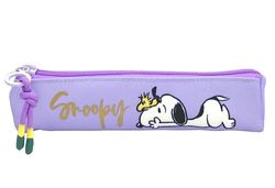 CyP Brands Snoopy, etui, mini, pennenetui, schoolbenodigdheden, violet, officieel product, Paars, Estandar
