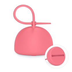 Suavinex, Boîte à Sucettes en Silicone Soft et Flexible, avec Capacité pour 2 Sucettes, Pochette pour Sucettes, avec Anse Flexible, Colour Essence, Fuchsia