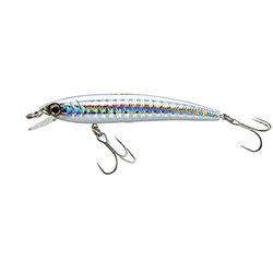 Yo-Zuri F1163-HSR pins Minnow drijvende duiker lokken, holografische zilveren minnow