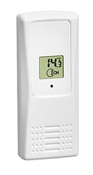 TFA Dostmann sensore esterno con display, 30.3228.02, per 30.3054.10, Trasmettitore di temperatura, bianco