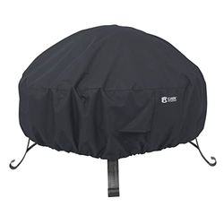 Classic Accessories Ronde Vuurplaats Cover, Zwart (91cm, L)