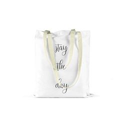 Bonamaison Printed Tote Bag, Reusable Grocery Bag, Shopping Bag, Machine Washable, Foldable, Canvas Cloth Bag with Handles, 48x55 cm