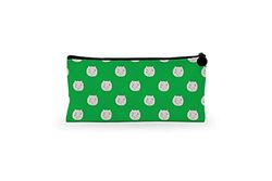Bonamaison, Estuche de Lona con Cremallera para lápices, con impresión Digital, para Escuela, Bolsa de Lona para niños, niñas, 100% algodón, Unisex, 1 Unidad, 21 x 12 cm