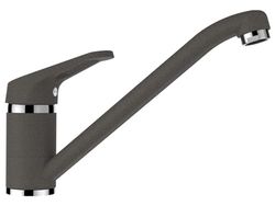 Schock Cosmo Asphalt - Miscelatore monocomando da cucina con rubinetto fisso