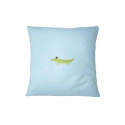 Bona Basics, Funda de cojín Decorativa, decoración del hogar, para sofá, cafetería, Tamaño: 60x60 cm, Color: Azul Claro