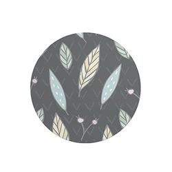 Questo Casa, Round Digital Printed Mouse Pad, Non-Slip Base, for Office and Home, Diameter:22cm