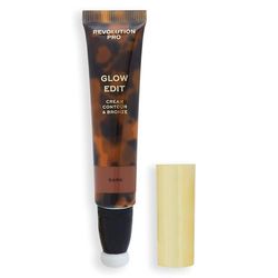 Revolution Pro Glow Edit, Contour Crème et Bronze, Bâton de Contour Visage, Sculpte et Définit, Formule Crémeuse Légère, Finition Mate, Foncé, 15ml