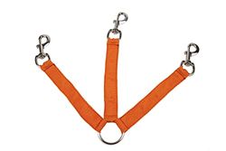 Januel CHS48123 Drievoudige verdeler voor volwassenen, uniseks, oranje, eenheidsmaat