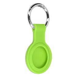 mumbi Funda Protectora para Llavero Compatible con AirTag de Silicona, Color Verde