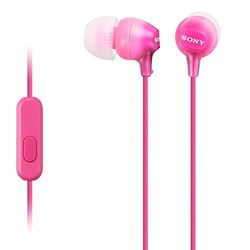 Sony MDR-EX15AP In-ear Hörlurar med Smartphonekontroll och Mikrofon - Rosa