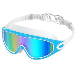 Ambiende simglasögon unisex stor ram HD-lins | dykglasögon vuxna anti-dimma UV-skydd | professionella simglasögon för simning dykning