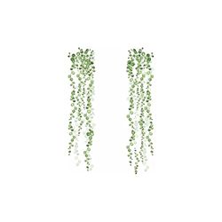 RoomMates 2 Sheets of Green & White Pearl Vine String Wall Stickers 9" x 36.25" RMK3903SCS