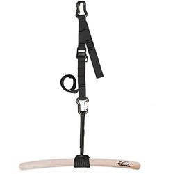 eaglefit Barra di Pull-up in Legno - 60 cm, Nero