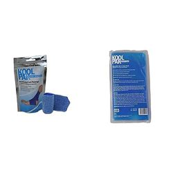 Koolpak Kool Bandage - Elasticated Cold Compression Bandage - 2m x 7.5cm & Reusable Hot and Cold Pack 16 x 28cm