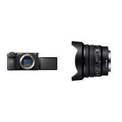 Sony Alpha 6700 Fotocamera mirrorless APS-C (autofocus basato sull'intelligenza artificiale, stabilizzazione d'immagine a 5 assi) + SELP1020G