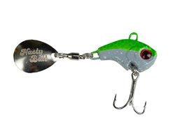 Nasty Bait - Lurchi – Weed/Sparkling Ice– 5,5 cm/2,77 inch 9 g sinking jig spinner