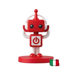 FABA- Personaje sonoro en Italiano, Color Rojo, Rosso (FFR50002)