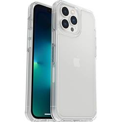 Otterbox Funda para iPhone 13 Pro Max/iPhone 12 Pro Max Symmetry Clear,resistente a golpes y caídas,fina,Testada 3x con los estándares Militares anticaídas,Antimicrobiana,Transparente,Sin Pack Retail