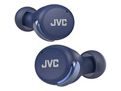 JVC auricolari True Wireless, Cancellazione attiva del rumore, Bluetooth 5.2, Waterproof (IPX4), 21H autonomia, modalità a bassa latenza per il gioco,HA-Z330T-A,azzurro,Unica