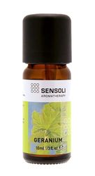 SENSOLI Geranium Essential Oil 10ml - Pure and Natural Essential Oil for Aromatherapy and Diffusers