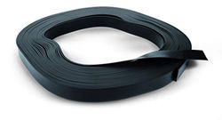 Best divers Svart Gummibälte (50 m Roll), Unisex Vuxen, Svart,