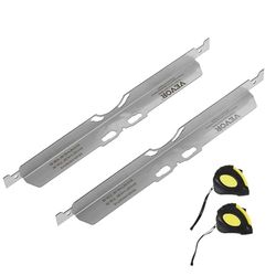 VEVOR Hjuljusteringsverktyg, 2-pack tåplattor med spårjustering, hjuljusteringsverktygsplatta av rostfritt stål, exakt mätning av spårvinkeln, inklusive 2 måttband och konverteringstabell