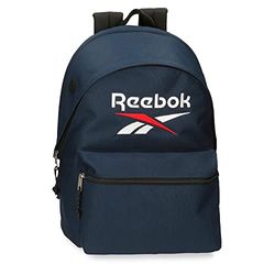 Reebok Boston Double Compartment Laptop Backpack 15.6" Blue 31x44x17.5 cms Polyester 23.87L