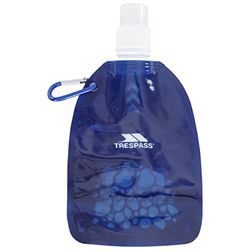 Trespass Hydromini, Blauw, ONE SIZE, Opvouwbare waterfles 350ml met bijtklep, One Size, Blauw