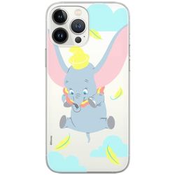 ERT GROUP mobiltelefonfodral för Xiaomi MI 10T 5G / MI 10T PRO 5G originalt och officiellt licensierat Disney mönster Dumbo 014 anpassad till formen på mobiltelefonen, gedeeltelijk transparant