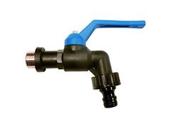 's & M 180033 Eenhands ijsbescherming 3/4, PP zwart, remhendel links blauw wijzerplaat met Toma Automatische kunststof