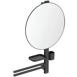 Ideal Standard - Alu+, Barra multifunzione L, Beauty bar per il bagno, Nero seta