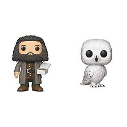 Pop! Vinyl: Harry Potter S5: 6%22 Hagrid w/Cake & Pop Vinilo Harry Potter S5, Hedwig, Multicolor (35510)