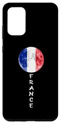 Coque pour Galaxy S20+ Drapeau France Lune Fierté Drapeau Français Racines France Souvenir