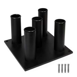Yes4All AEA6 Verticale Barbell opbergrek standaard, 5 bars, 7" x 2,2"