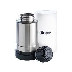Tommee Tippee Closer to Nature Aquece biberões portátil, ideal para viagens, isolamento térmico, garrafa térmica de aço inoxidável, tampa anti-gotejamento