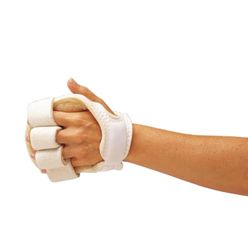 Rolyan A81201 handplaatbescherming met enkelvingermeters, universele maat, links