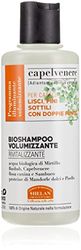 Helan Capelvenere - Volumising Shampoo for Thin, Straight Hair with Split Ends, Restructuring & Brightening Action, Vegan Hair Care Shampoo with Sweet Almond Proteins - Made in Italy Shampoos, 200 ml