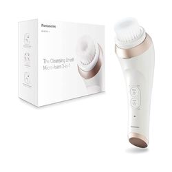 Panasonic Prestige EH-XC10-N503 Limpiador Facial (Limpieza Profunda y Suave, Cepillo Calefactado, Cepillo de Microespuma, Especial para Pieles Sensibles, 2 Cabezales Incluidos) - Blanco