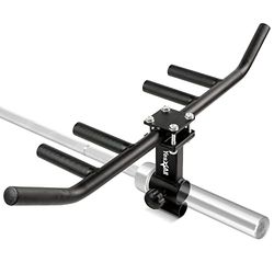 Yes4All 550lbs Multi Grip Rowing Handle, T Row Attachment for Muscle Training - Premium Steel 1 inch & 2 inch Bar Compatibility, Any Height Fit, Superior Grip