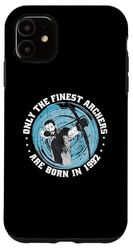 Archer born in 1992 Vintage Birthday Arrow-sports Archery Case for iPhone 11