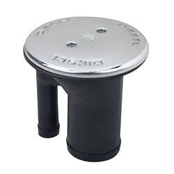 Perko 0541DPGCHR Remplissements de carburant ventilés – Col droit